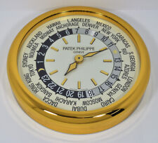 PATEK PHILIPPE WORLDTIME SWISS MADE VINTAGE DEALERS MURALE TIMEPIECE picture
