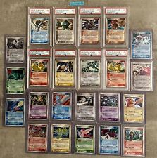 ┥ 23 Gold Star Japanese PSA Rayquaza Mew Leviator Pikachu Voltali Mewtwo 🙂 picture