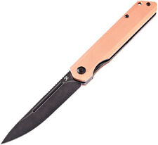 Kansept Knives Prickle Linerlock Copper Folding CPM-S35VN Pocket Knife  picture