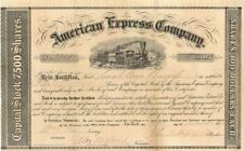 American Express Co. Signed by John Butterfield and William G. Fargo - Stock Cer picture