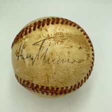 President Harry S. Truman First Pitch Of 1950 Season Single Signed Baseball PSA picture