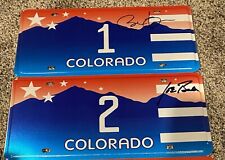President Obama & Biden Signed 08 DNC Official License Plates-1 Of 10. Rare picture