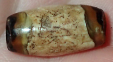 19.5mm Ancient Very Rare Chung Dzi Tibetan Agate Bead, 2000+ Years Old, #MC5  picture