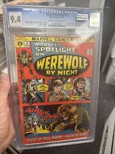 Marvel Spotlight 2 CGC 9.4, 1st Werewolf By Night, Old Label Never Pressed picture