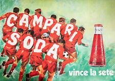 Original poster - Pijoan - Campari Soda - football - aperitif - drink - 1970 picture