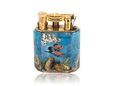 Vintage Alfred Dunhill Service Size Aquarium Cigar / Cigarette Lighter 1950s picture