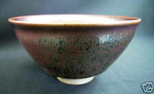 c1697,T.SUZUKI,Pure steel Oilspot glaze Temmoku TeaBowl picture
