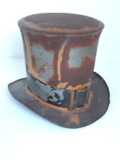 Antique Metal Top Hat Trade Sign c. 1880 picture