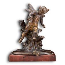 Fine Early Bronze Sculpture of Nymph or Fairy with Frog picture