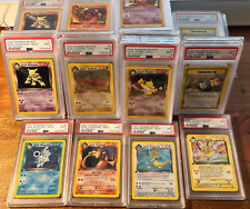 Team Rocket 1st edition 100% PSA 9 graded Complete Set 83/82 Charizard picture
