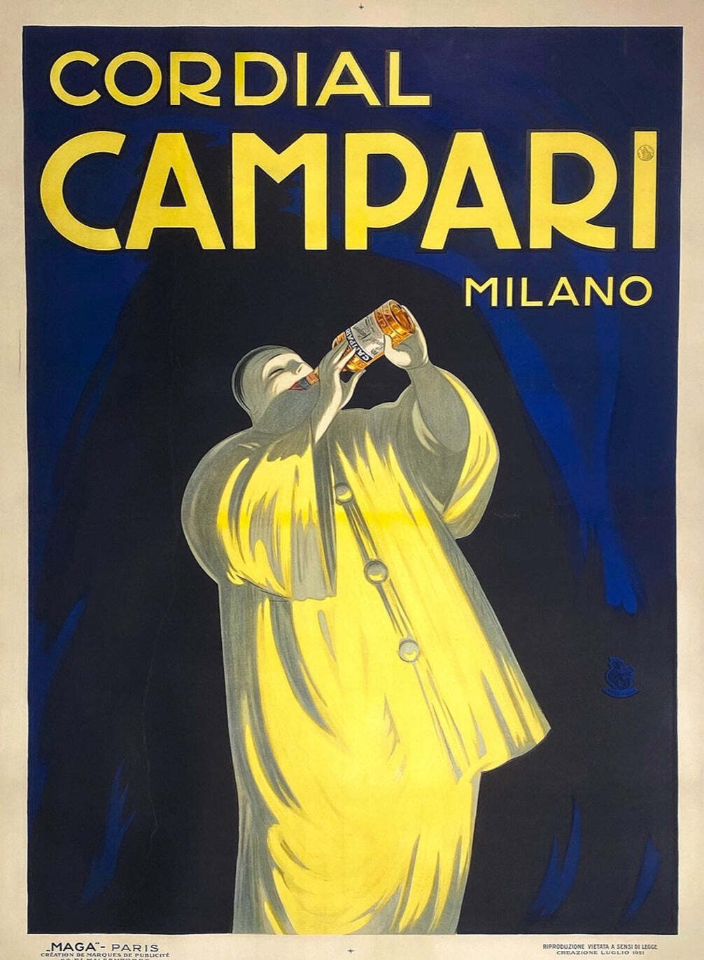 Campari - Cordial Campari Milano Original Vintage Poster