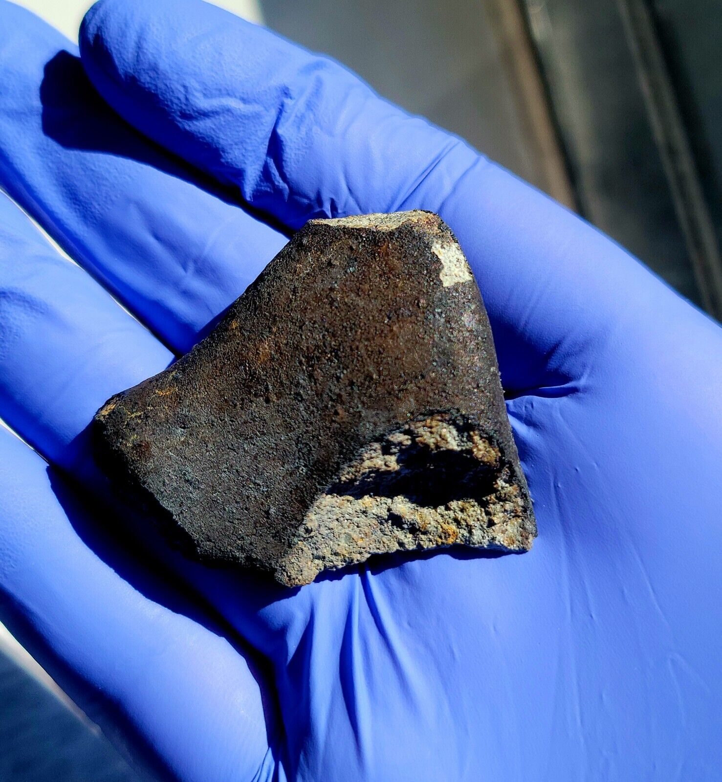 Meteorite**Georgia, Junction City**37.351 gram Fresh Endcut, Witnessed Fall