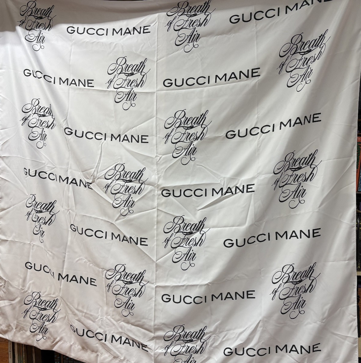 Gucci Mane - Breath of Fresh Air - HUGE 2023 Banner Flag Display 90\ Gucci Mane - Breath of Fresh Air - HUGE 2023 Banner Flag Display 90\