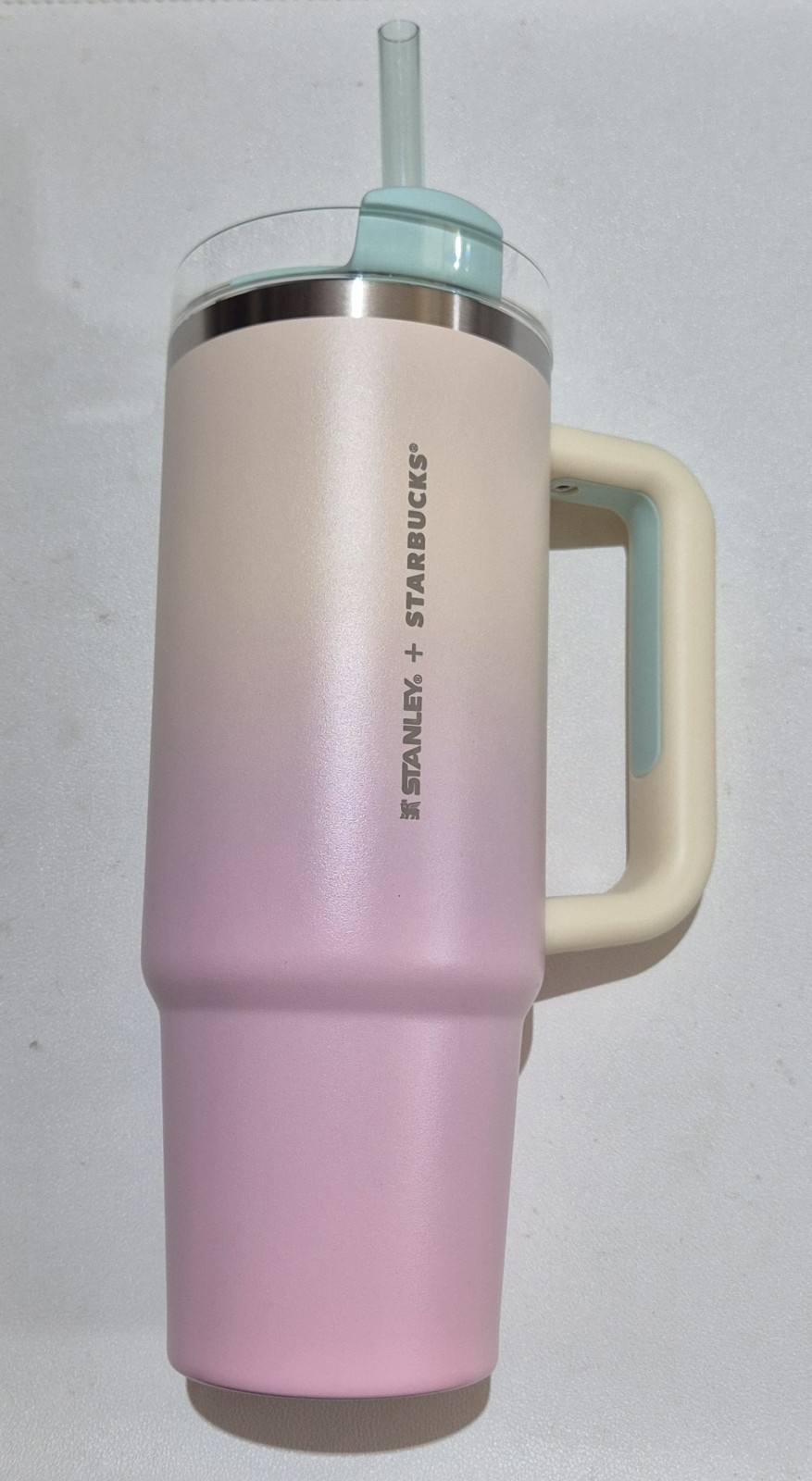 Starbucks Stanley 2024 Taiwan Summer Pink Beige Ombre Quencher Tumbler (30oz) Starbucks Stanley 2024 Taiwan Summer Pink Beige Ombre Quencher Tumbler (30oz)
