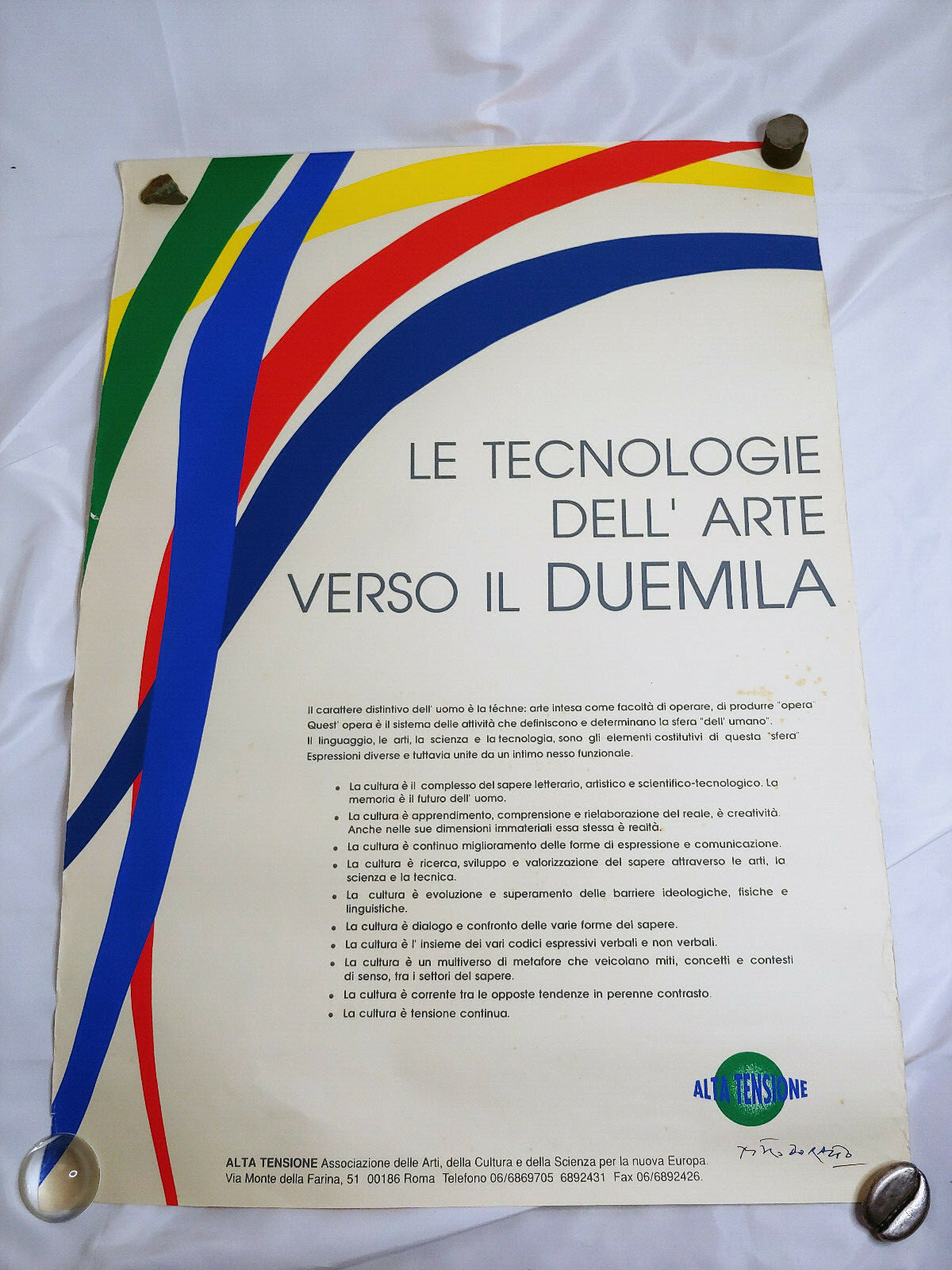 PIERO DORAZIO THE TECHNOLOGIES OF ART TOWARDS THE TWO THOUSAND CULTURAL MANIFESTO PIERO DORAZIO THE TECHNOLOGIES OF ART TOWARDS THE TWO THOUSAND CULTURAL MANIFESTO
