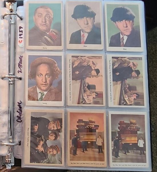 1959 Fleer Three Stooges Complete 96 set EX +47 Color Variants =Total 143 Cards 1959 Fleer Three Stooges Complete 96 set EX +47 Color Variants =Total 143 Cards