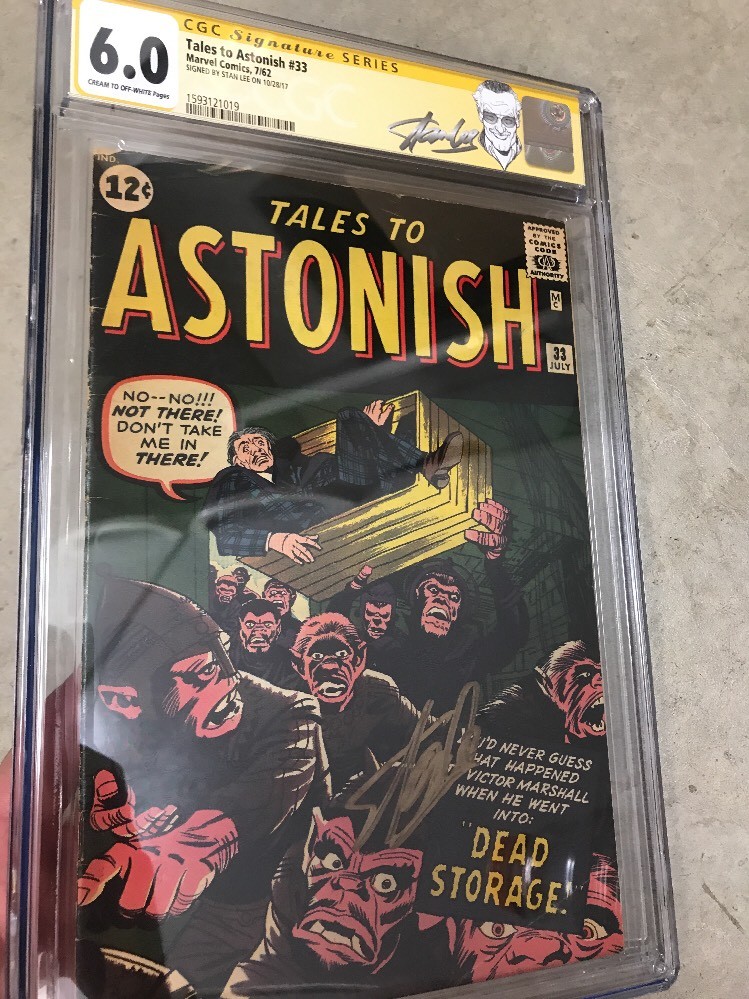 Tales to Astonish #33 CGC 6.0 Single Highest Signed Stan Lee SS Signature Tales to Astonish #33 CGC 6.0 Single Highest Signed Stan Lee SS Signature