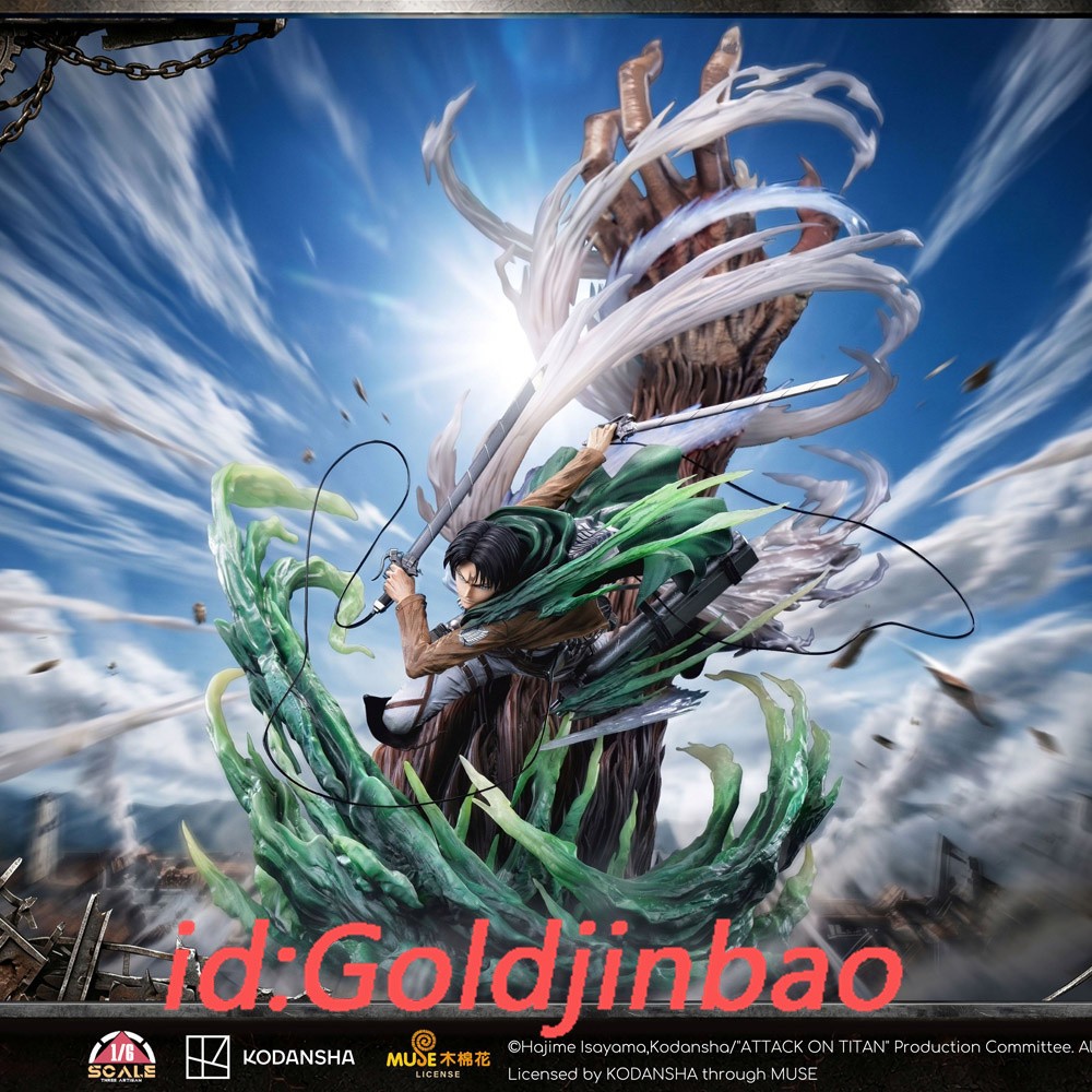 TA ThreeArtisan Attack On Titan Levi Ackerman Resin Figure Pre-order H50cm 1/6