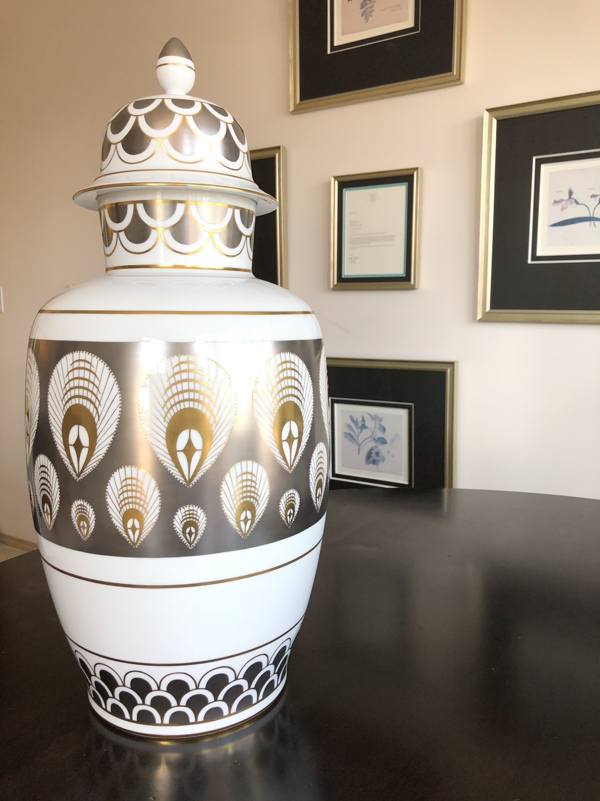 Tiffany & Co. PRIVATE STOCK Le Tallec Pocelain Ginger Jar Vase Tiffany & Co. PRIVATE STOCK Le Tallec Pocelain Ginger Jar Vase