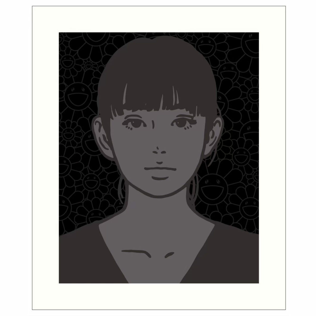 Kyne Untitled R Silkscreen print  AP 25 Takashi Murakami kaikai kiki authentic