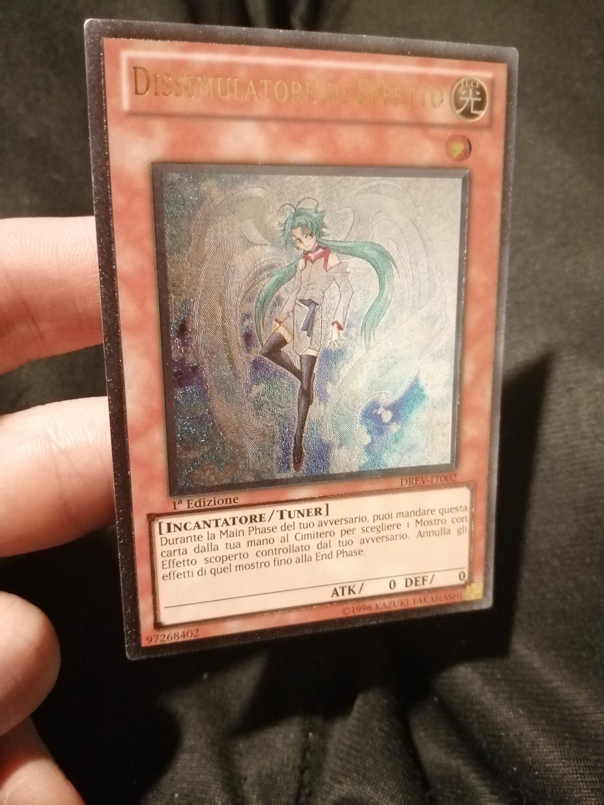 Yugioh Effect Concealer DREV-IT002 Rare Ultimate 1st Edition Ita NM- Yugioh Effect Concealer DREV-IT002 Rare Ultimate 1st Edition Ita NM-