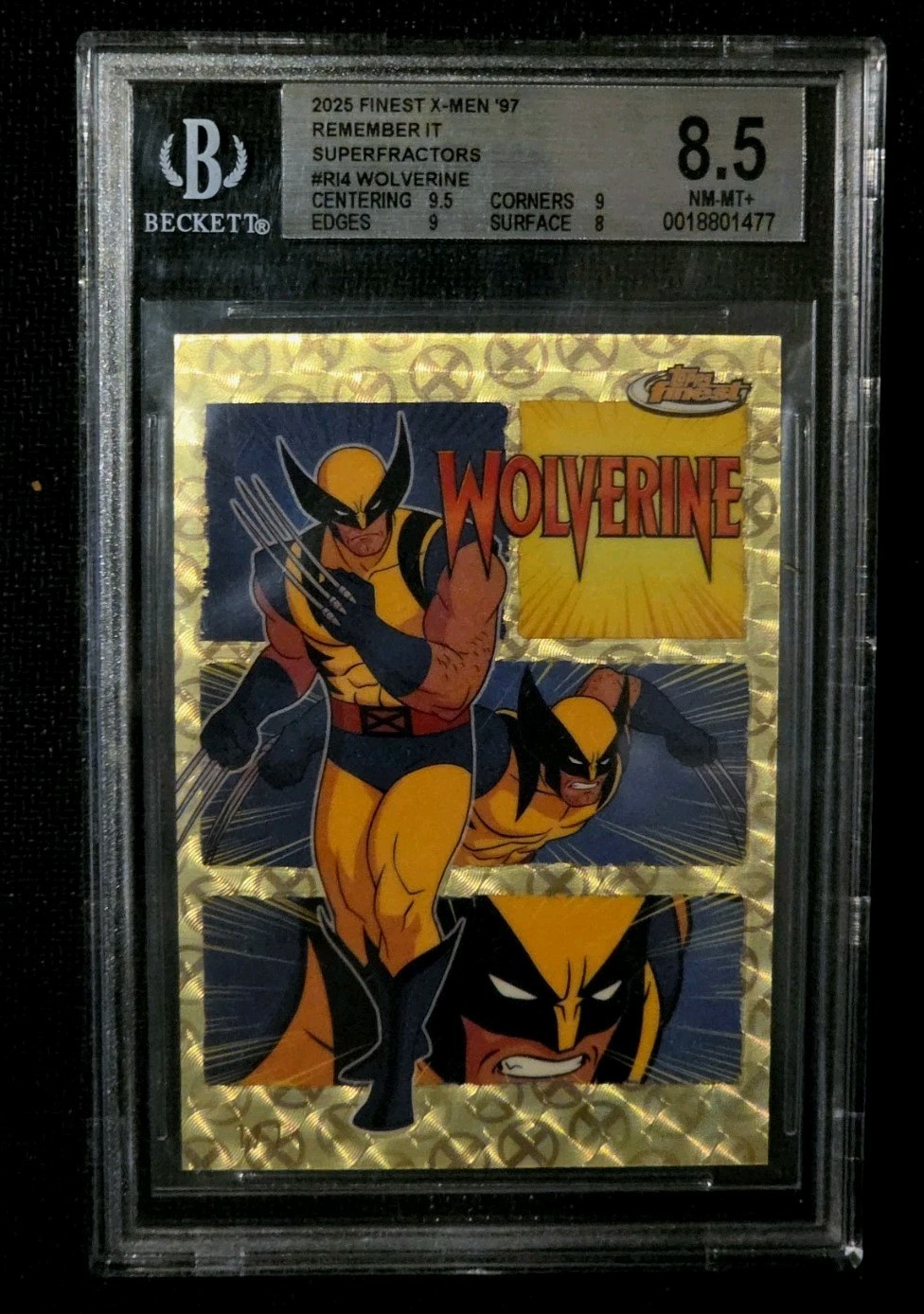 Wolverine - 2025 Topps X-Men '97 Finest 1/1 Superfractor Odds 1:404,700