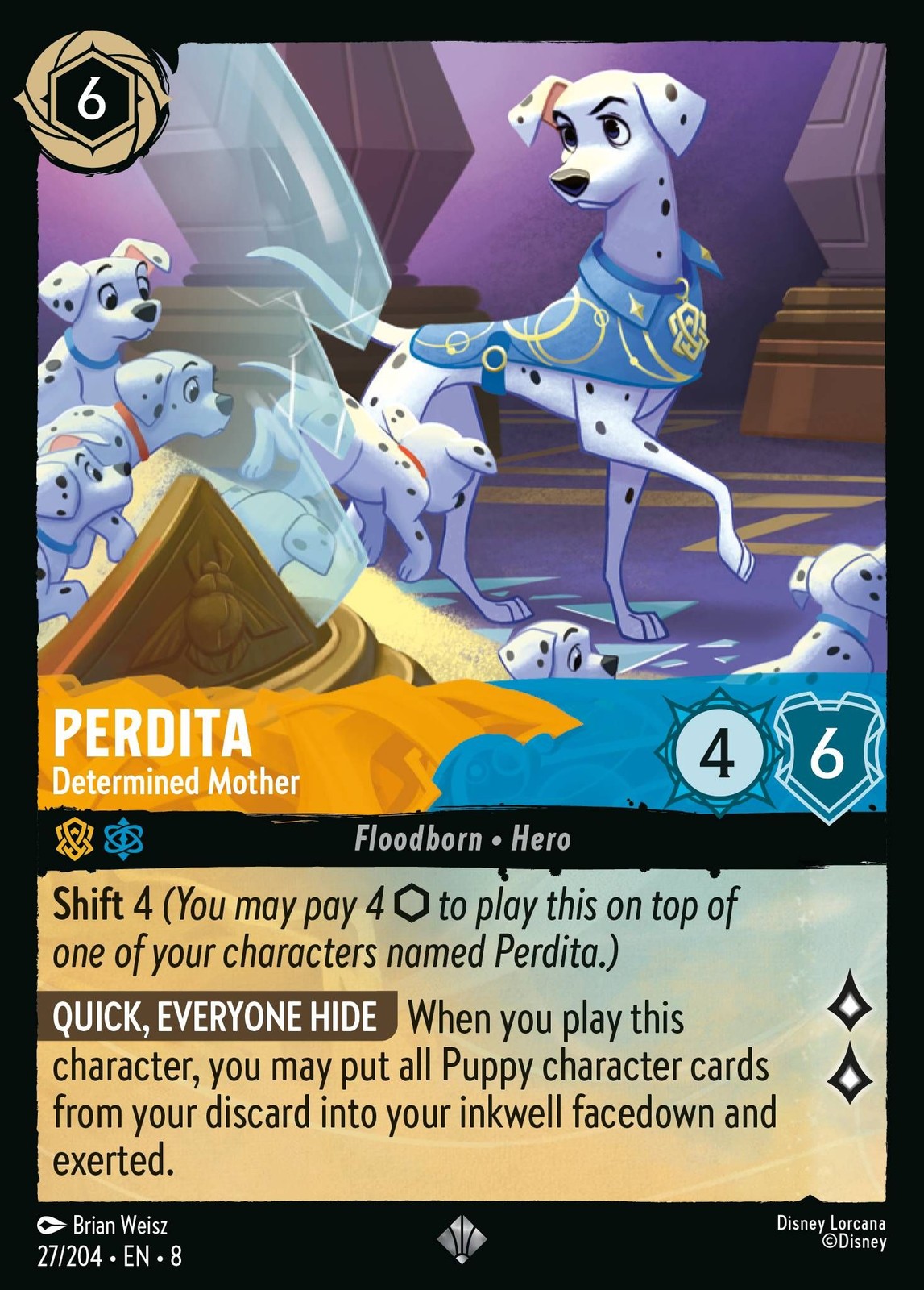 Perdita, Determined Mother - Reign of Jafar - Lorcana Perdita, Determined Mother - Reign of Jafar - Lorcana