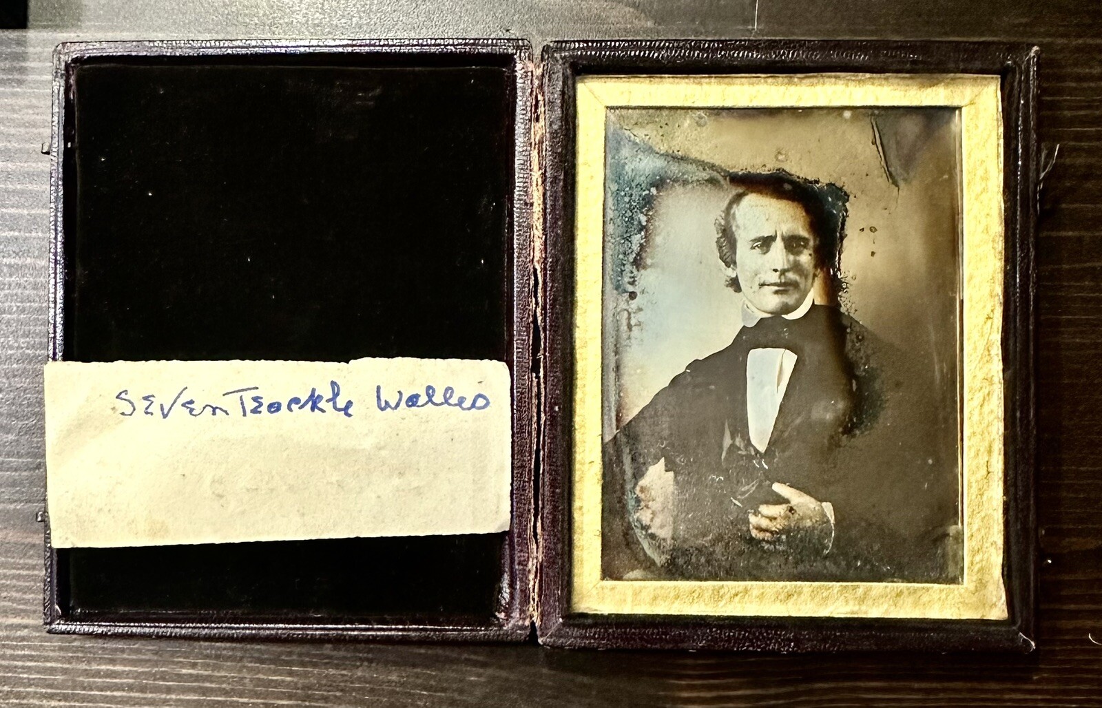 Rare VERY EARLY 1840s Daguerreotype of Severn Teackle Wallis / ID'd Photo Rare VERY EARLY 1840s Daguerreotype of Severn Teackle Wallis / ID'd Photo
