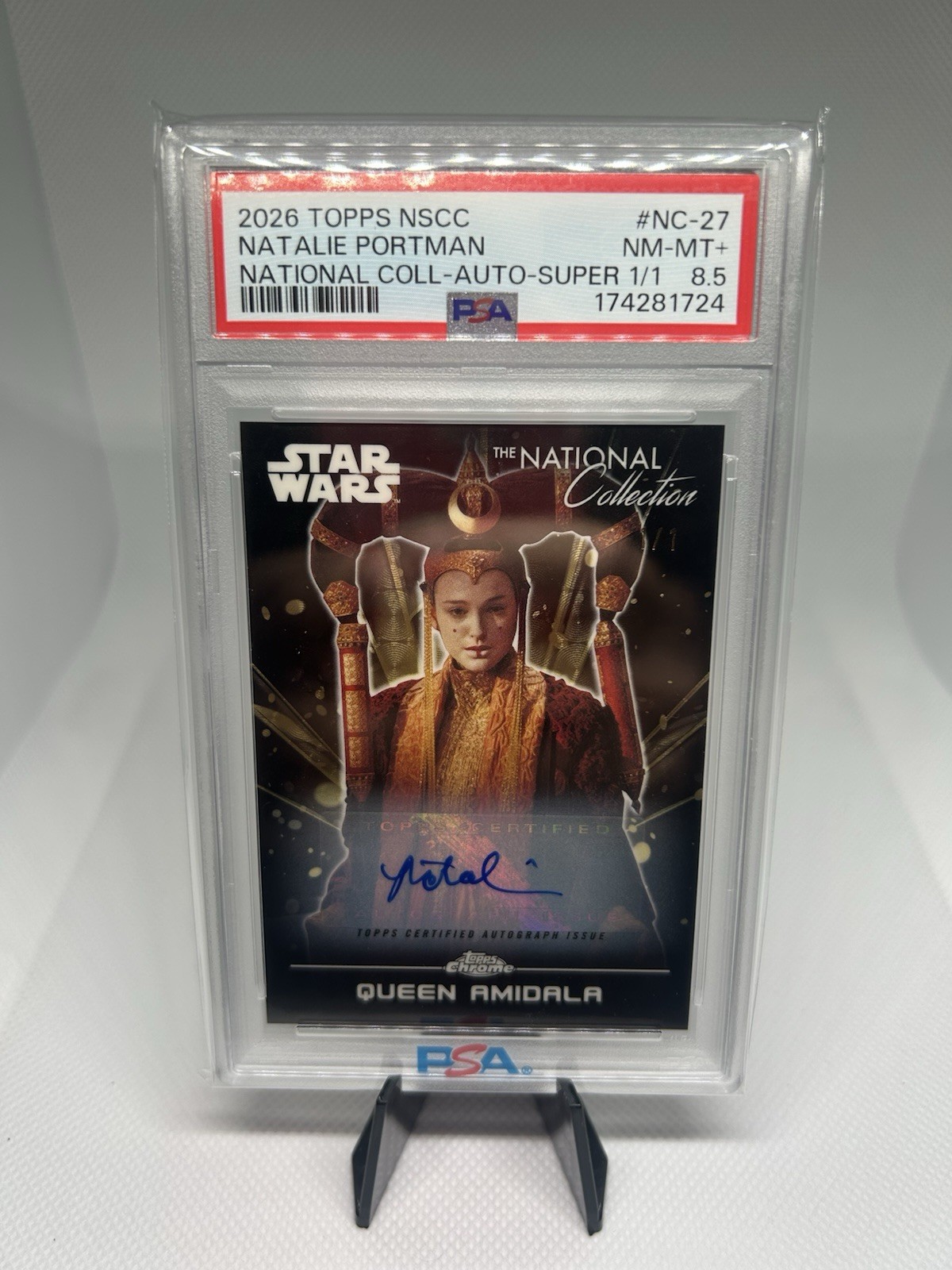 2026 NSCC Star Wars The National Collection Queen Amidala-Natalie Portman 1/1 2026 NSCC Star Wars The National Collection Queen Amidala-Natalie Portman 1/1