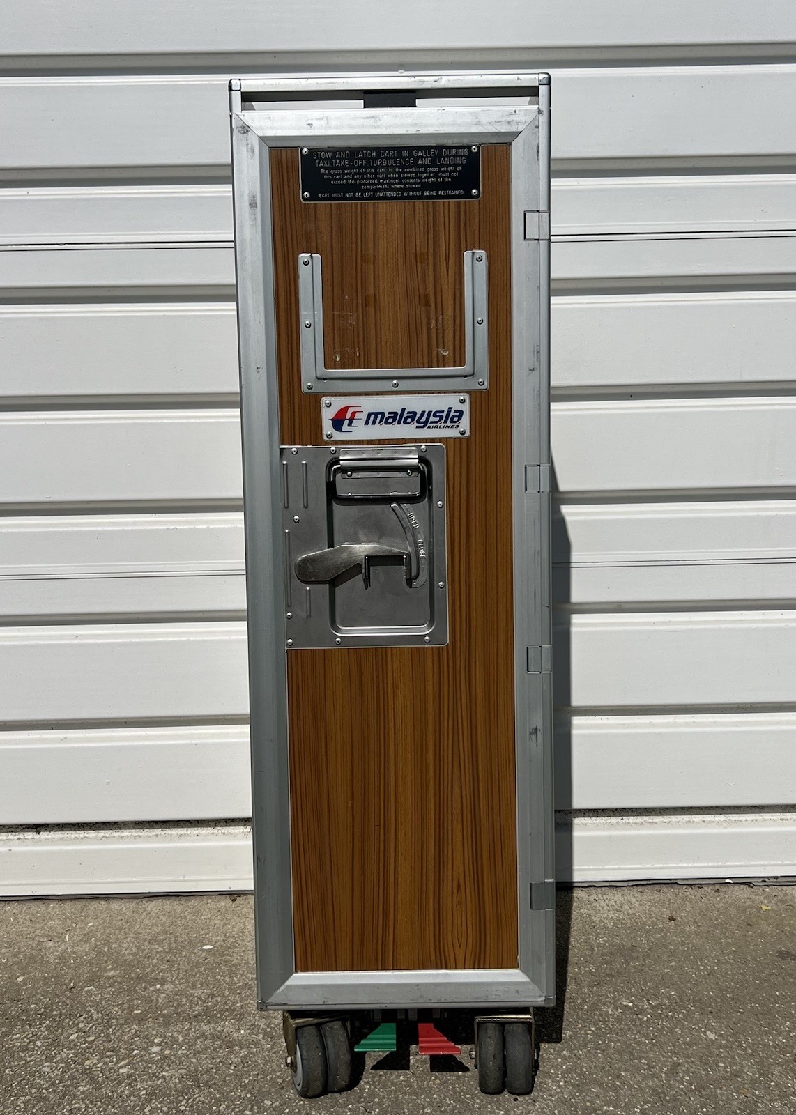 VTG Malaysia Airlines Half Cart Galley Trolley Aircraft Bar Cabinet ‘01 Diethelm