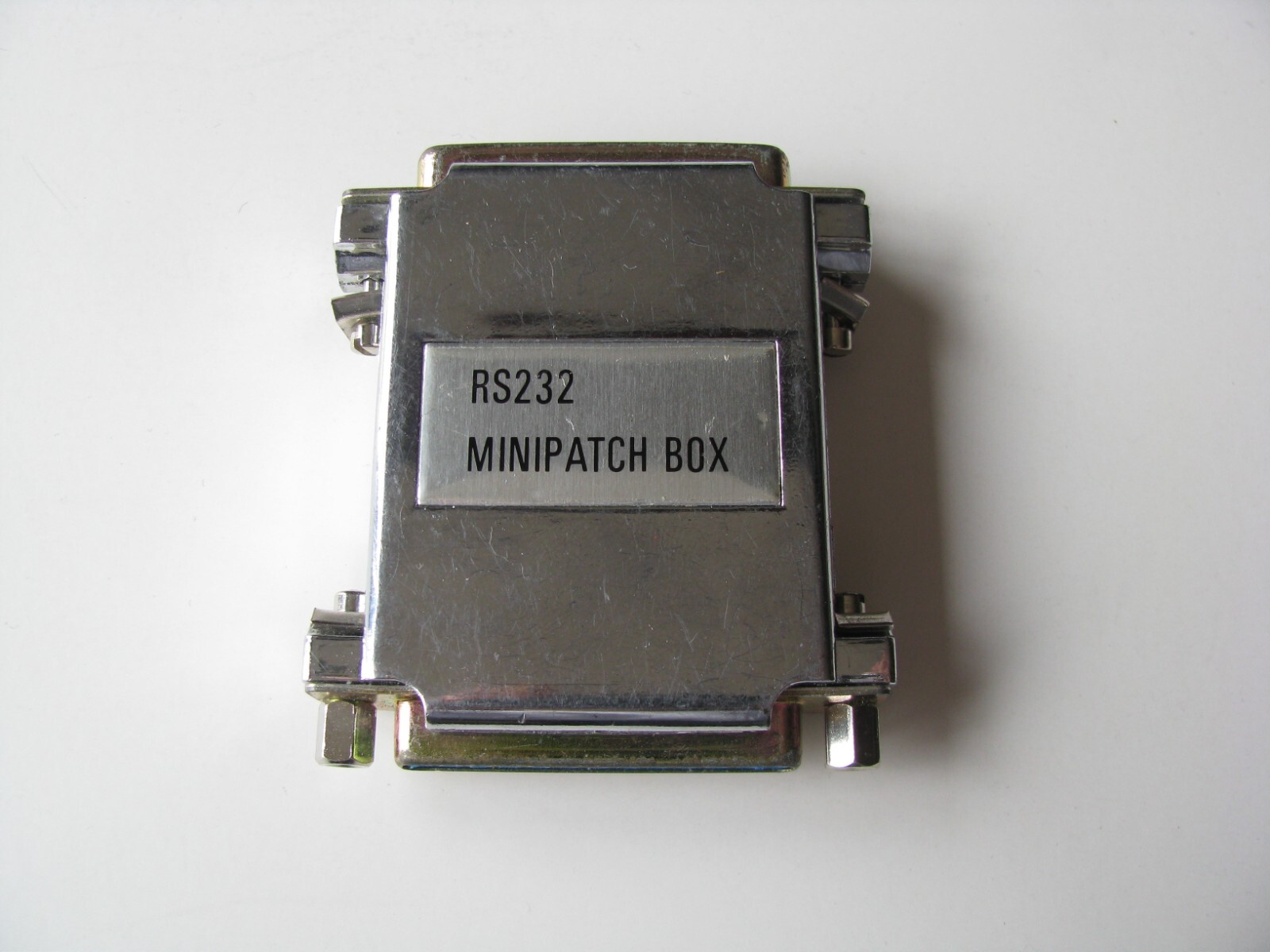 1 Vtg 25 Pin Male to 25 Pin Female Cable Connector Adapter RS232 Mini Patch Box 1 Vtg 25 Pin Male to 25 Pin Female Cable Connector Adapter RS232 Mini Patch Box