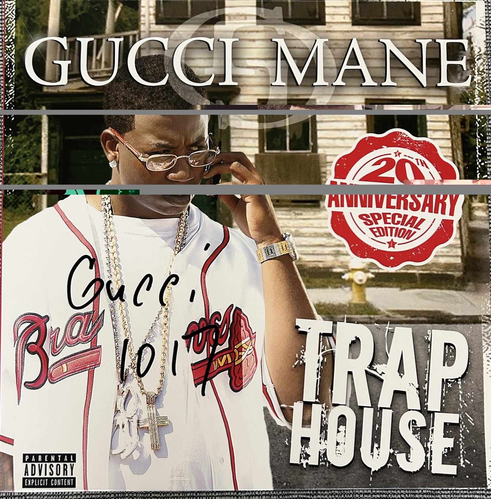 GUCCI MANE SIGNED AUTOGRAPHED TRAP HOUSE ALBUM VINYL RARE ATLANTA RAP JSA COA GUCCI MANE SIGNED AUTOGRAPHED TRAP HOUSE ALBUM VINYL RARE ATLANTA RAP JSA COA