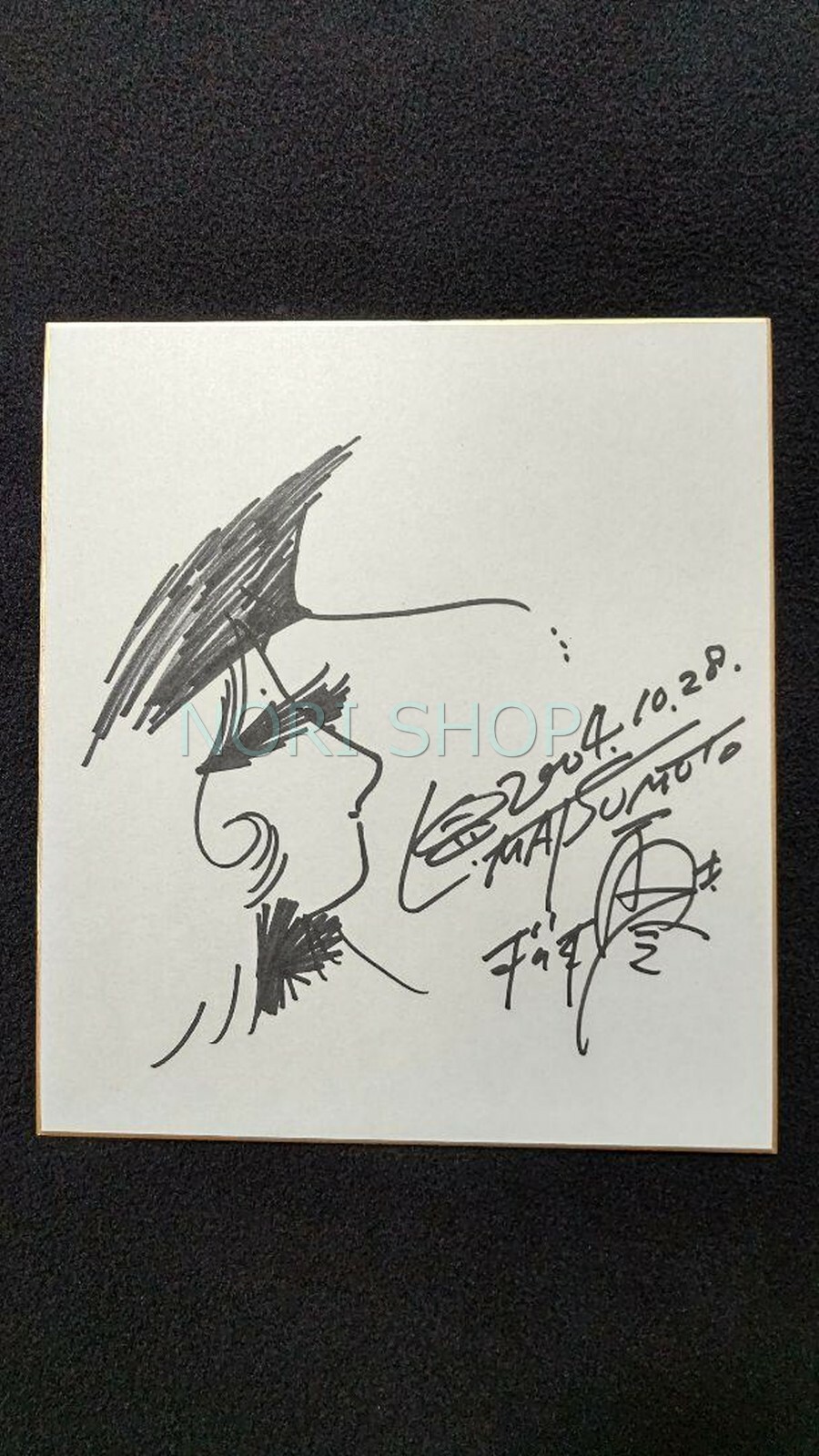 galaxy express 999 Maetel signed autograph and original drawing Leiji Matsumoto