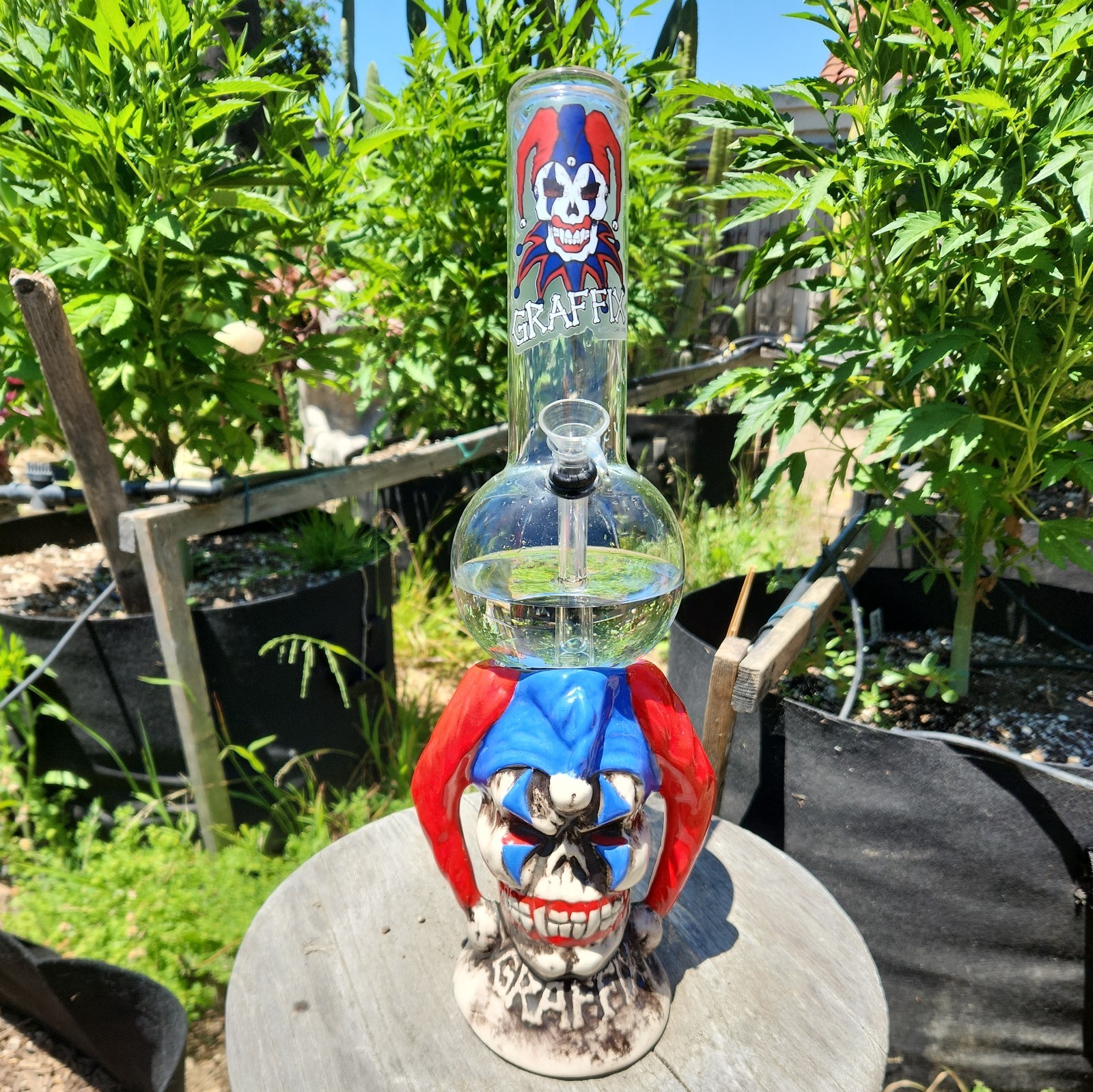 GRAFFIX Jester, ORIGINAL GRAFFIX Fixed Tube Design Complete Functioning Piece GRAFFIX Jester, ORIGINAL GRAFFIX Fixed Tube Design Complete Functioning Piece