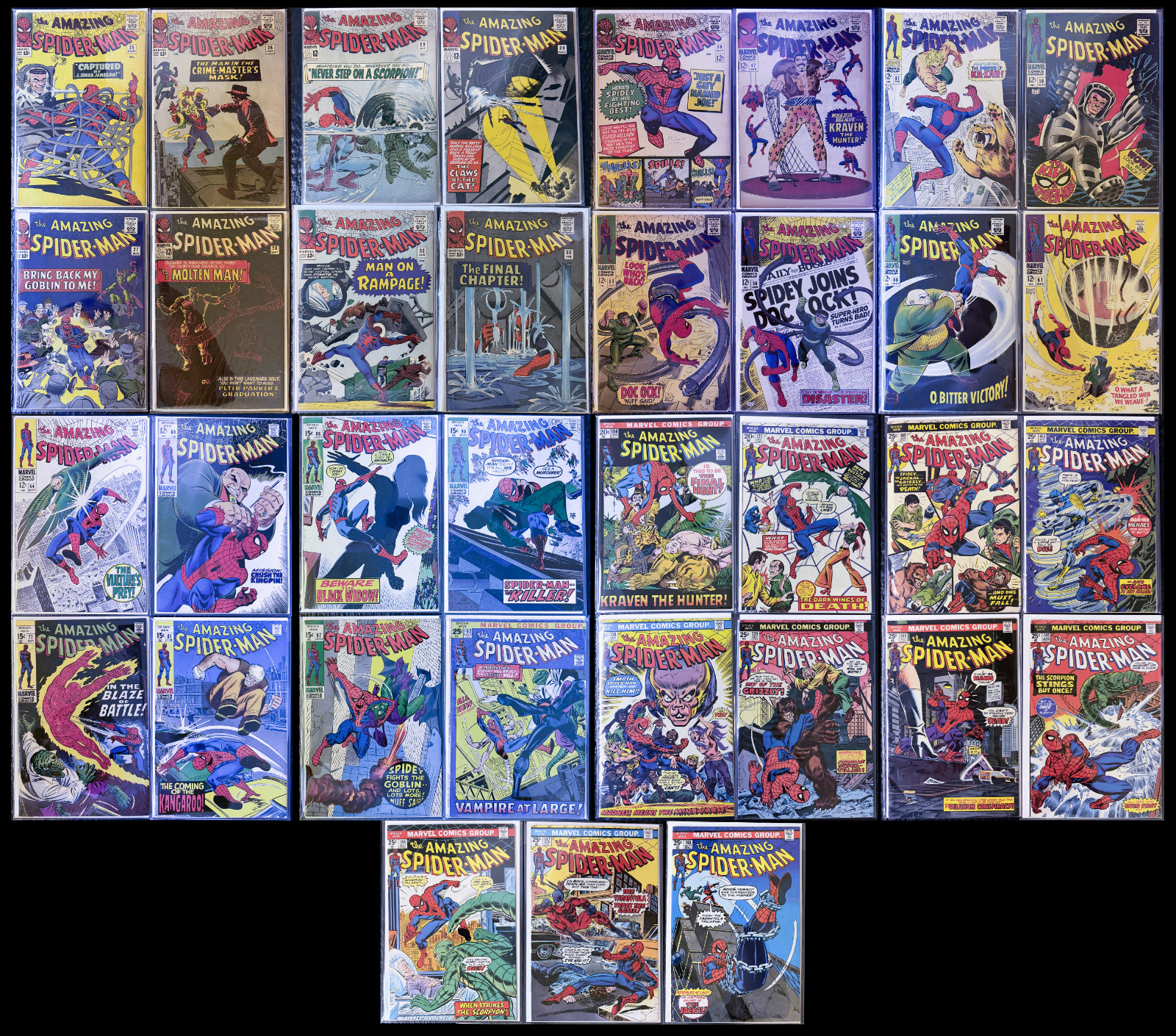 Amazing Spider-Man Incredible Collection #25-148 Pristine High Grade 28 33 86 97 Amazing Spider-Man Incredible Collection #25-148 Pristine High Grade 28 33 86 97