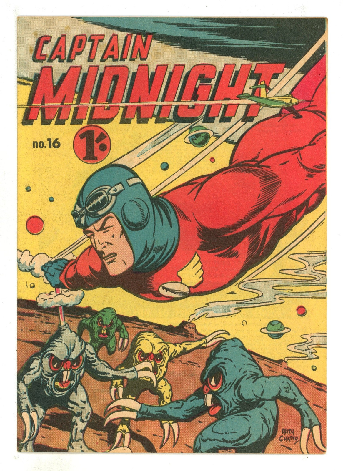 Captain Midnight 16 FN/VF (7.0) (1965) Captain Midnight 16 FN/VF (7.0) (1965)