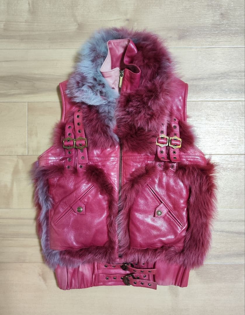 Vhtf Christian Dior Leather Fur Vest Made In Galliano France Dior Women Rare Lux
