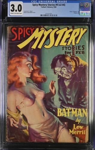 Spicy Mystery 1936 February CGC 3.0. RARE Spicy Mystery 1936 February CGC 3.0. RARE