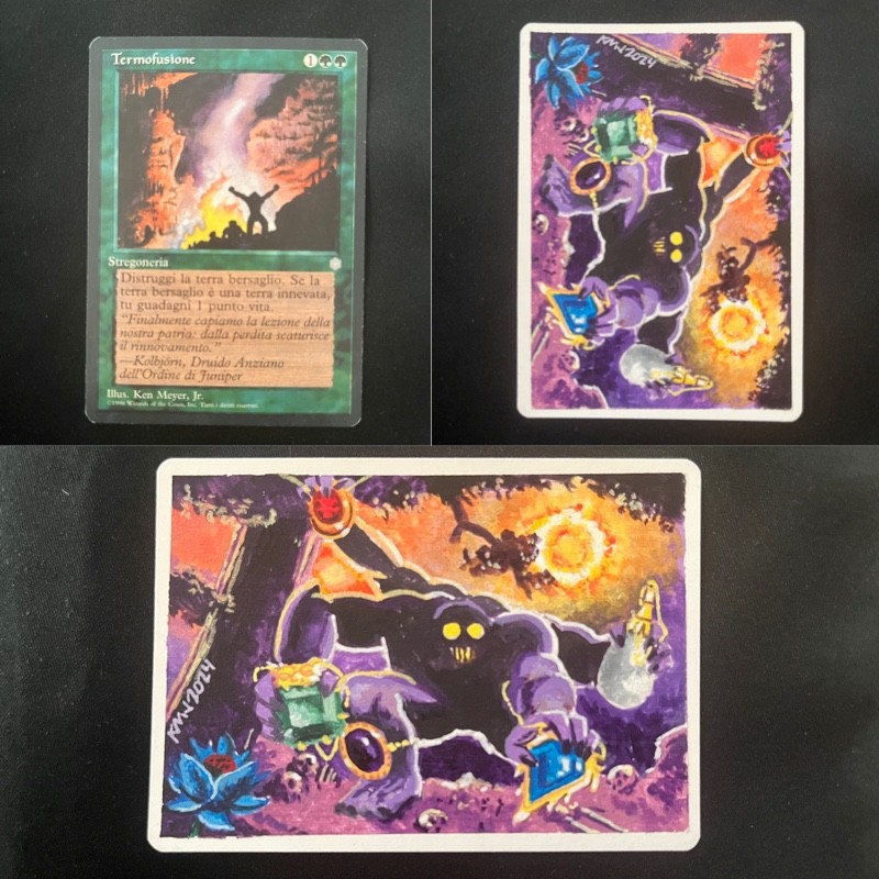 Thermokarst ICE AGE Mtg ARTIST PROOF Signed PAINTED Guardian Beast Ken Meyer Jr.