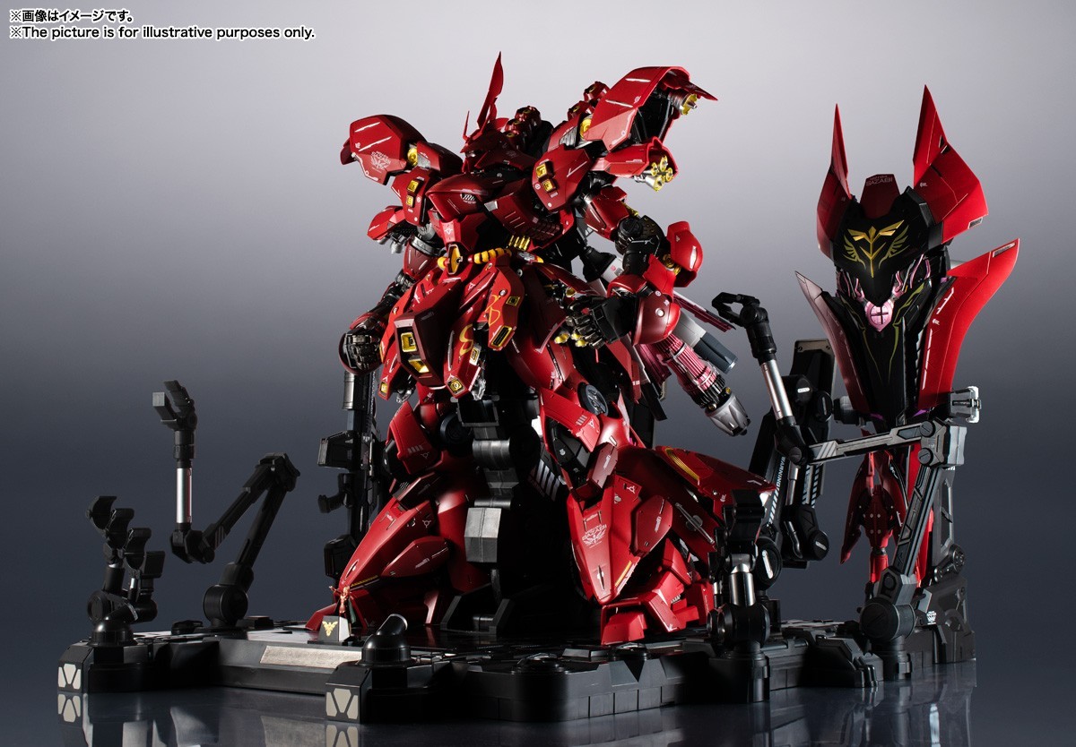 Metal Structure MSN-04 Sazabi action figure Tamashii Premium Bandai - in USA