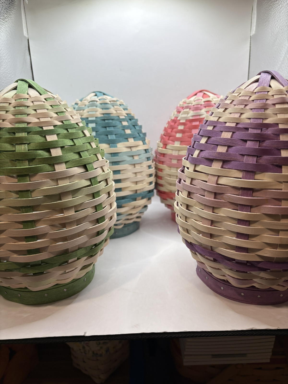 Longaberger Like/Dresden&Company Large Easter Eggs Set Of 4 NEW IN STOCK Longaberger Like/Dresden&Company Large Easter Eggs Set Of 4 NEW IN STOCK