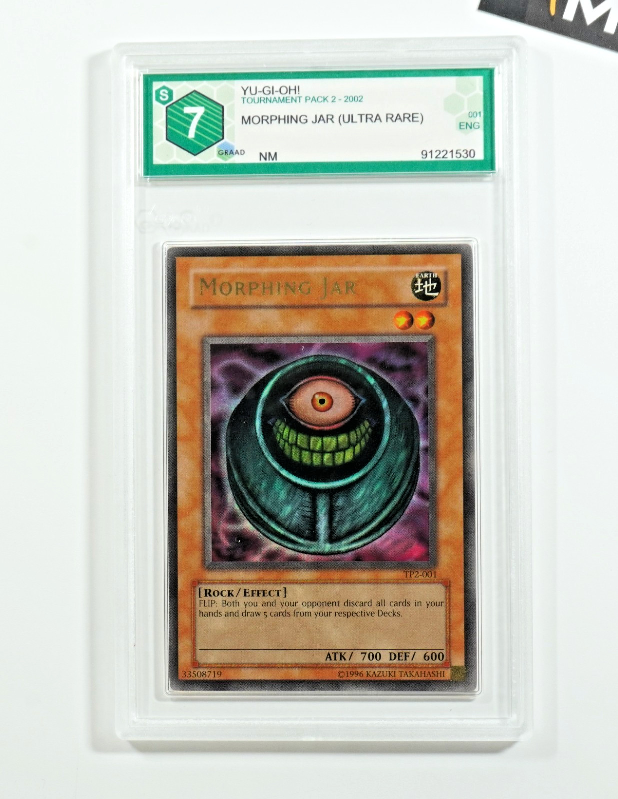 Yu-Gi-Oh GRADE 7 Morphing Jar #TP2-001 Ultra Rare Turnament Pack 2 2002 English