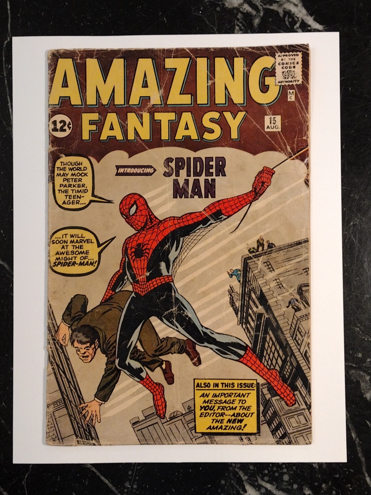 Amazing Fantasy #15 VG 4.0 HOLY GRAIL 1962 Solid Book-See Pix HOT🔥KEY🗝️RARE Amazing Fantasy #15 VG 4.0 HOLY GRAIL 1962 Solid Book-See Pix HOT🔥KEY🗝️RARE