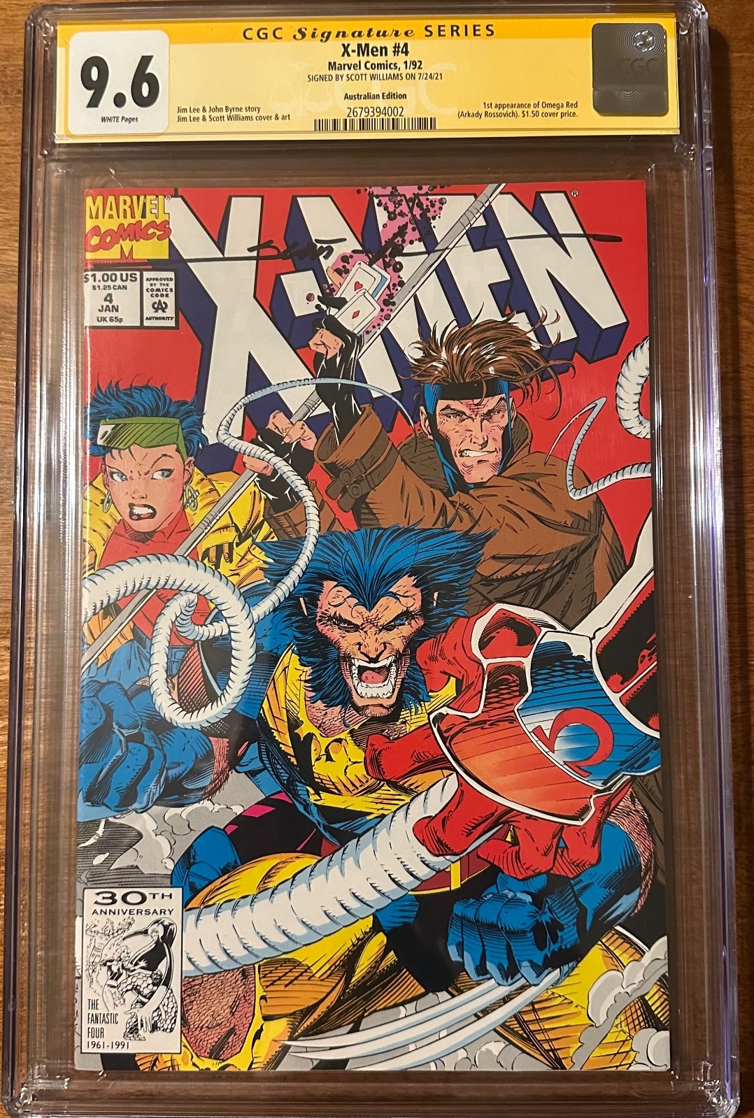 X-Men #4 CGC 9.6 SS S. Williams “Austrailian Edition” PER CGC - READ DETAILS X-Men #4 CGC 9.6 SS S. Williams “Austrailian Edition” PER CGC - READ DETAILS
