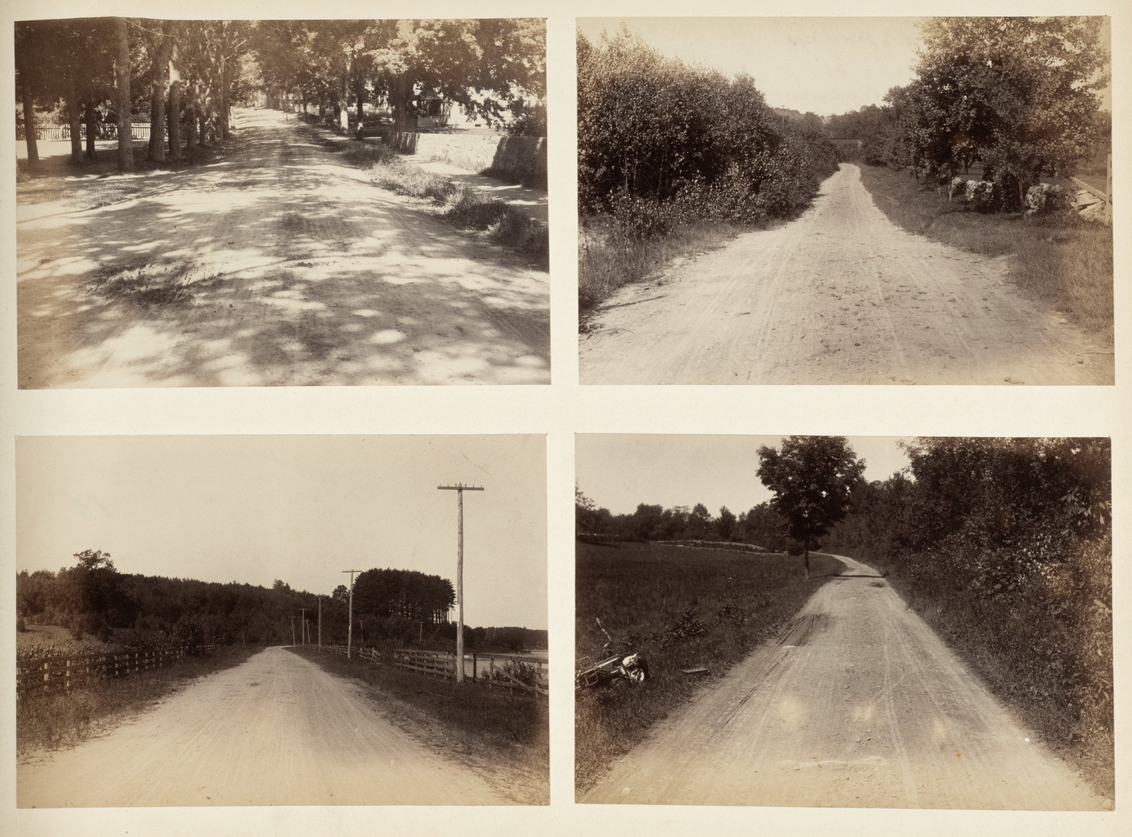 1892-93 Photo Album 223 Albumen Prints of Massachusetts Roads 1892-93 Photo Album 223 Albumen Prints of Massachusetts Roads