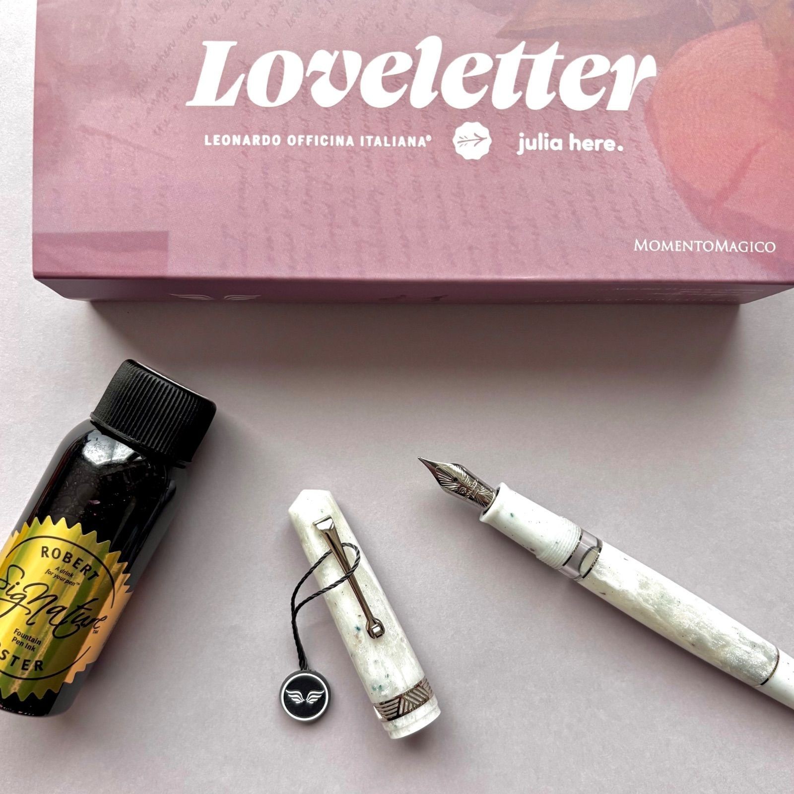 Extremely Rare Leonardo Fountain Pen Moment Magico Love Letter Ltd 82 Pcs F Nib Extremely Rare Leonardo Fountain Pen Moment Magico Love Letter Ltd 82 Pcs F Nib