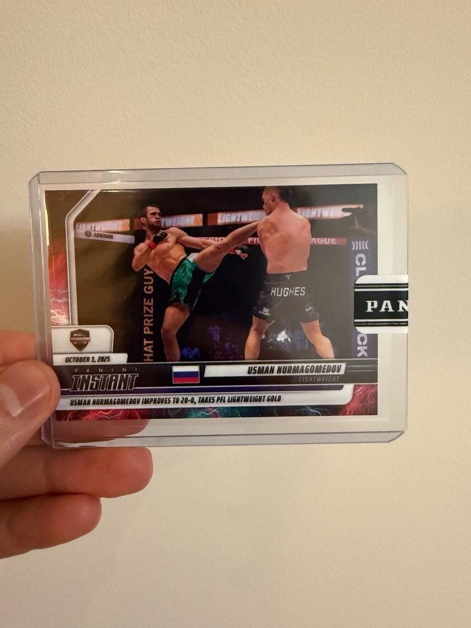Usman Nurmagomedov - 2025 Panini Instant PFL #99 - Lightning /5
