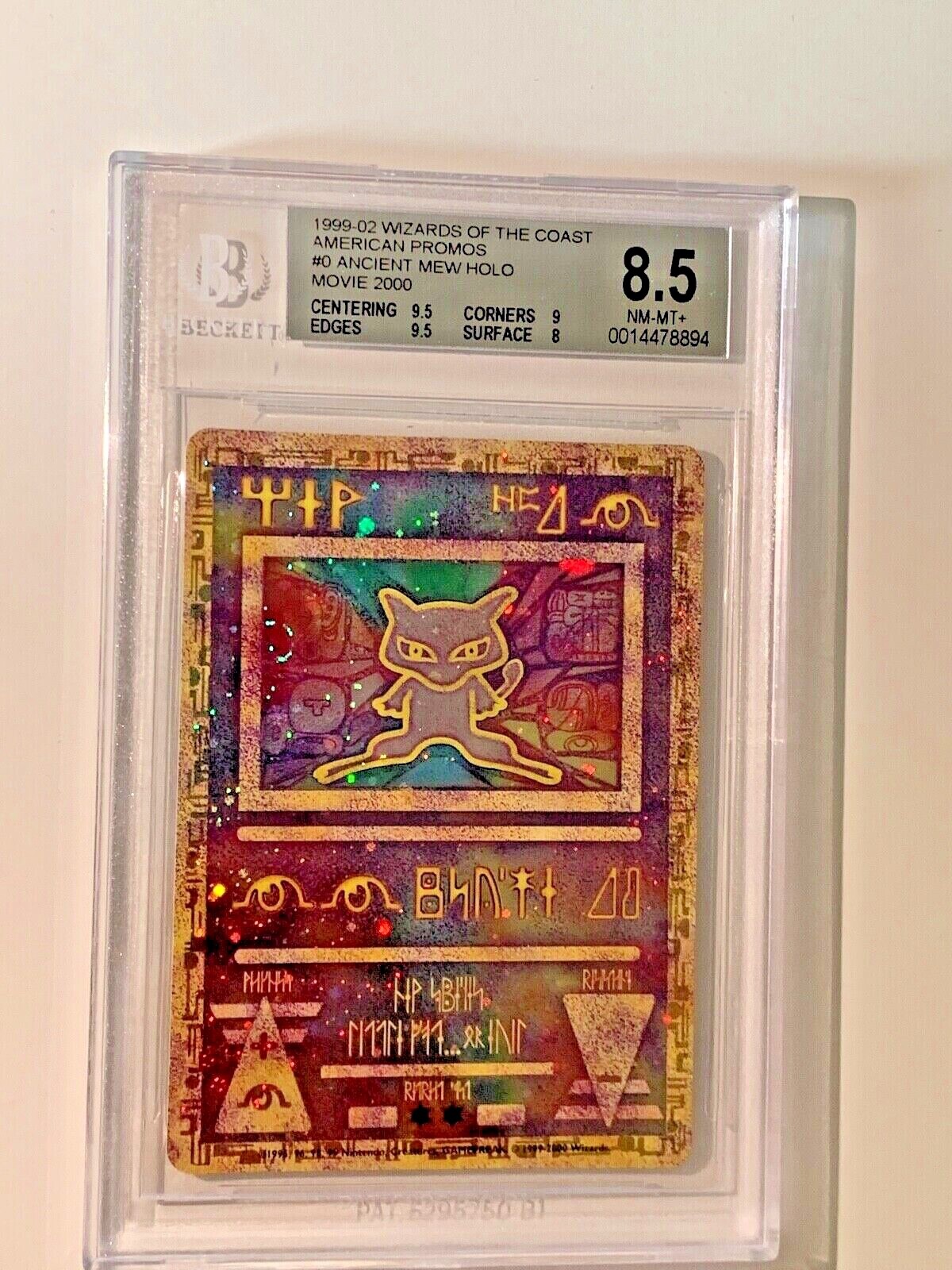 BGS 8.5 1999-02 Wizards of the Coast WotC Ancient Mew Movie 2000 1999 BGS 8.5 1999-02 Wizards of the Coast WotC Ancient Mew Movie 2000 1999