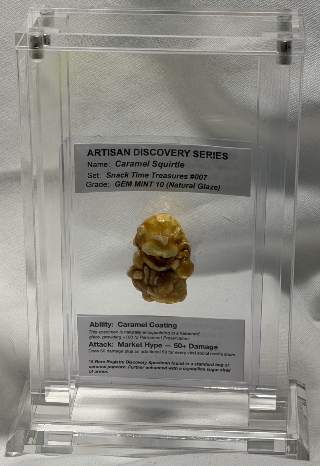 2026 POKEMON 30th ANNIVERSARY GRAIL - 3D Caramel Squirtle Specimen - 1/1 Unique 2026 POKEMON 30th ANNIVERSARY GRAIL - 3D Caramel Squirtle Specimen - 1/1 Unique