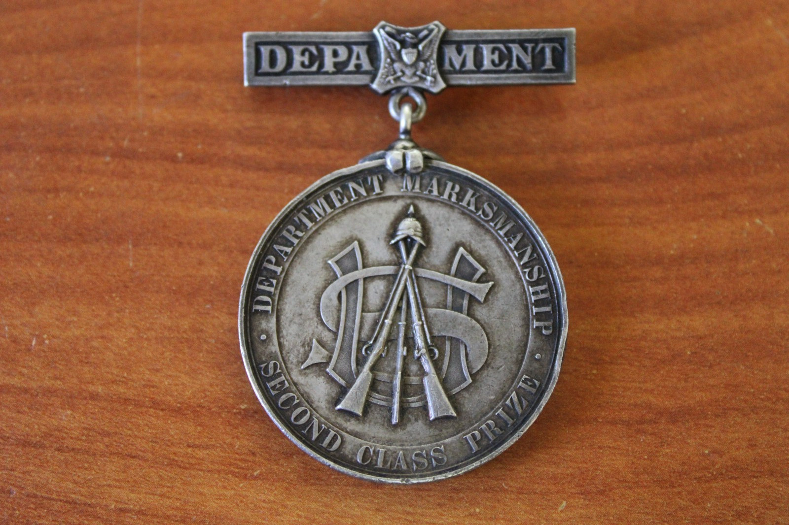 1890 US Mint Army Department Marksmanship Second Class Prize Silver VERY RARE